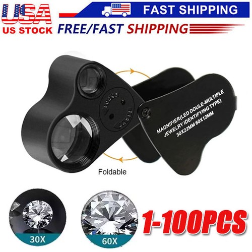 30x 60x illuminated jewelers - 60x,
