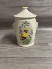 Sylvac Tea Caddy 3372 With Lid