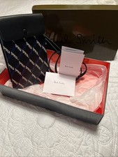 paul smith small/phone leather iconic swirl design. shoulder/crossbody bag. 