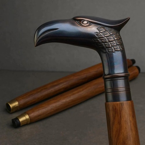 Vintage eagle head walking - head,
