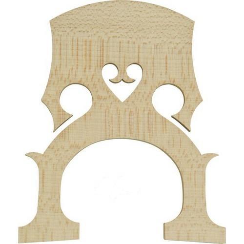 Double bass bridge maple - double,