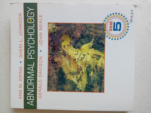 Abnormal psychology 12th