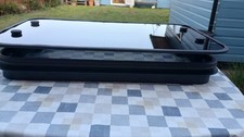 460 x 760mm Premium Skylight Hatch – Dark Tinted Tempered Glass & Aluminium 