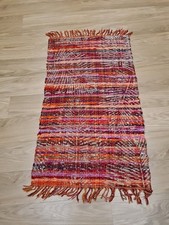 Rag Rug Recycled Hand Woven