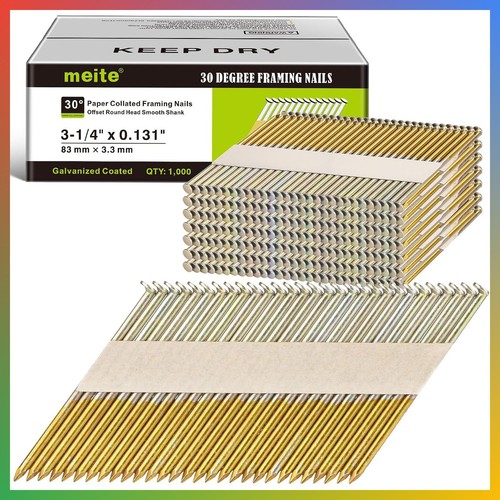 Degree framing nails 1 - 30,