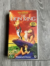 The Lion King PAL VHS Video Tape w/ Safari Pack (Disney promotional leaflets)