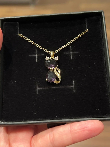 Persian cat pendant necklace - persian,