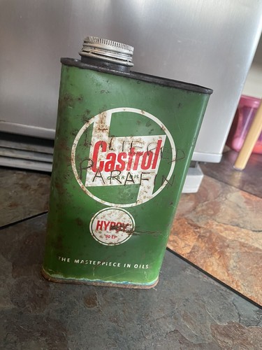 Old castrol oil can - old,