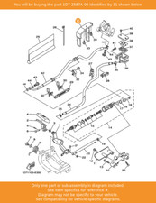 YAMAHA Holder, Brake Hose