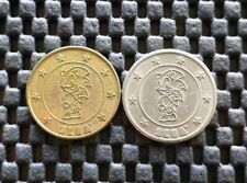 Vintage Sega Sonic Hedgehog token coin arcade Scottys Gold Silver Rare Genesis 