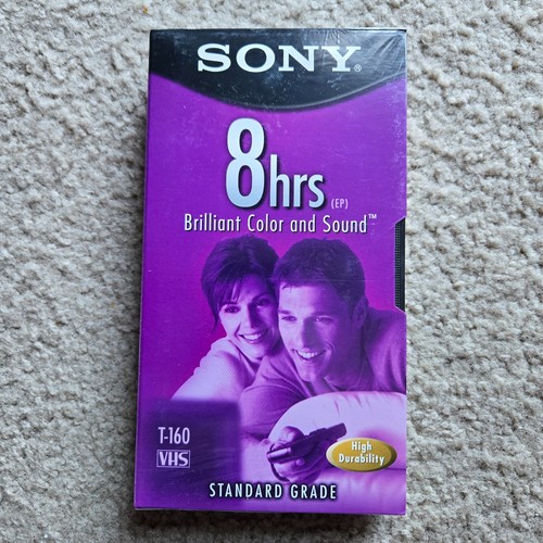 Sealed sony 160 vhs - sony, 8