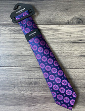 DUCHAMP GEO PATTERN SILK TIE