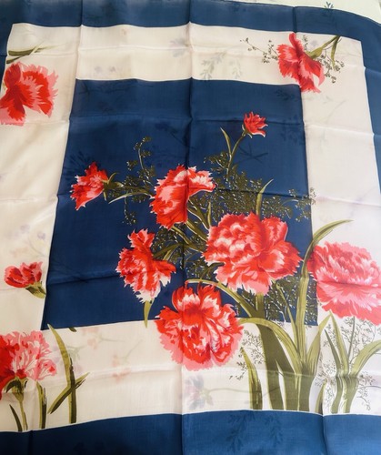 Vintage pure silk - vintage, navy