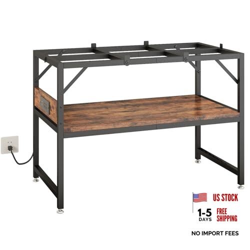 Fish tank stand with - fish, power