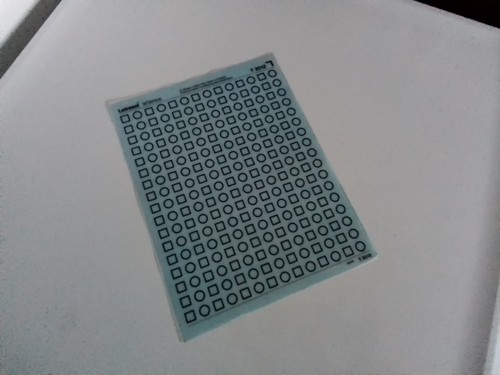 Letraset dry transfer - transfer, rub