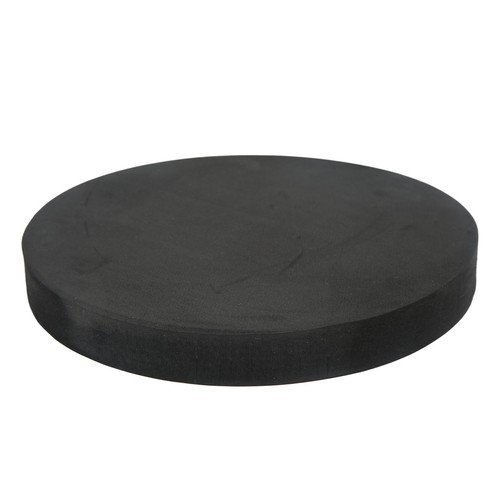 Black eva foam round - foam, moving