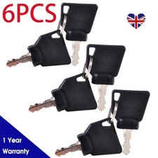 6Pcs NEW JCB 3CX Ignition Key