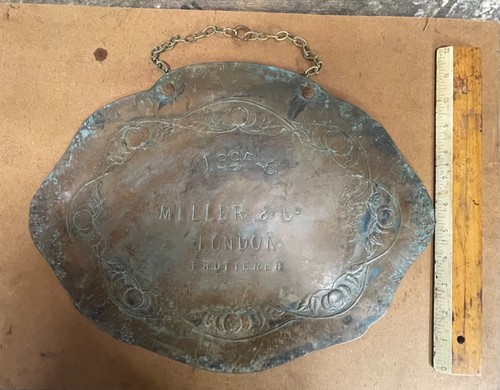 Art nouveau copper hanging - art,