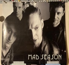 Mad Season Original Above 1995 Promo Poster 24x24 CBS Layne Staley VERY SCARCE!!