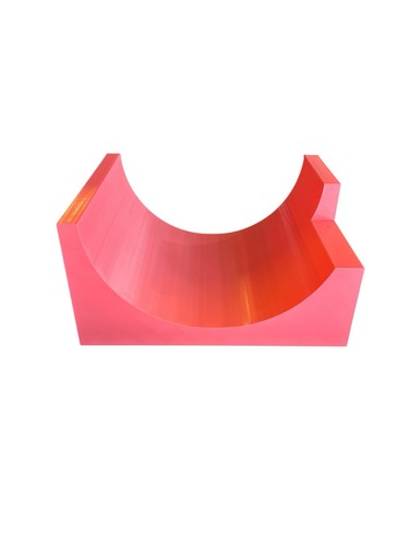 Fingerboard half pipe - half,