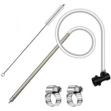 Premium Stainless Steel Beer Transfer Bottle Filler Set with Clamp and Tubing