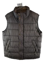 FAT FACE Brown Padded Gilet size L Mens Full Zip Vest Casual Outdoors Outerwear