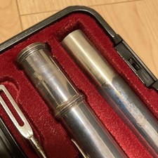YAMAHA YFL-211S Flute Silver E mechanism Used with Hard Case Soft Case