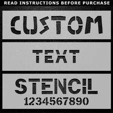 Custom Text/Number, Reusable