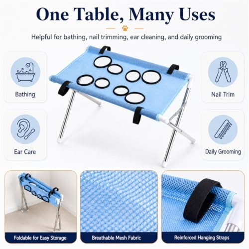 Foldable pet sling table - foldable,