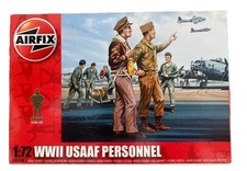 Airfix 1:72 A01748 WWII USAAF Personnel 46 Pieces New Factory Sealed Box