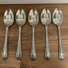 Vintage Silver Plated Tea Spoons x 5 - EPNS -  12.5cms Long