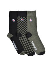 3 Pack Checker Sock