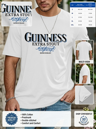 Men guinness graphic shirt - men's,
