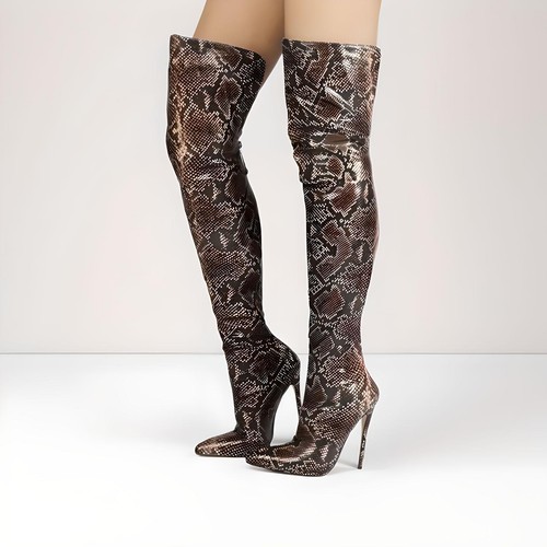 Extreme thigh high heel