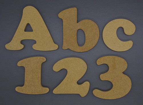 Large wooden letters mdf - wooden,