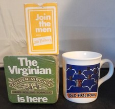 Old Holborn & Golden Virginia Merchandise Bundle. Beer Mats, Mug & Cards.