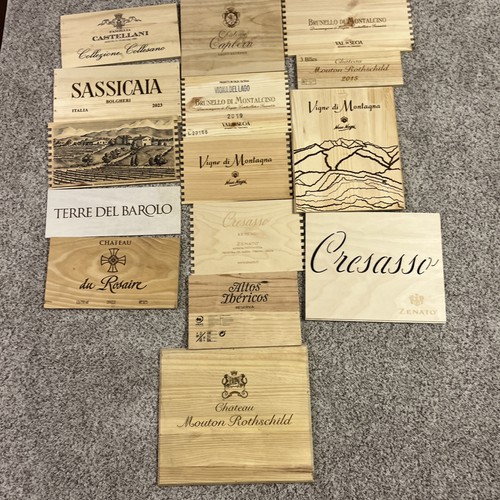 Lot wooden wine wood - lot,