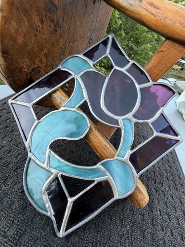 Vintage stained glass - ,