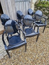 6 Black Ghost chairs - price