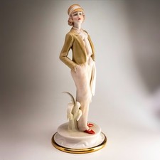Porcelanas Galos Portugal Handmade Art Deco Style Figurine Model 1536 Portugal