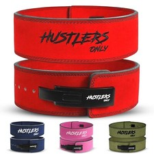 Hustlers Only Weight Lifting Lever Belt Gym for Powerlifting, Fitness & Training