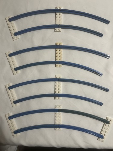 Lego 151 blue - blue, curved