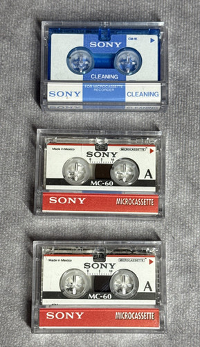 Sony microcassette 2 - mc-60,