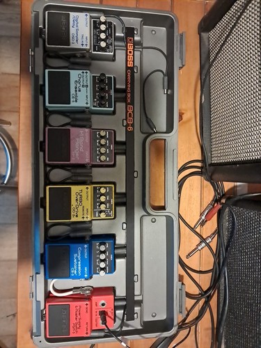 Boss pedalboard and pedals - pedalboard,