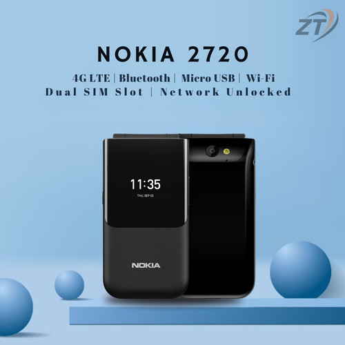 Nokia 2720 flip dual - flip, 2g