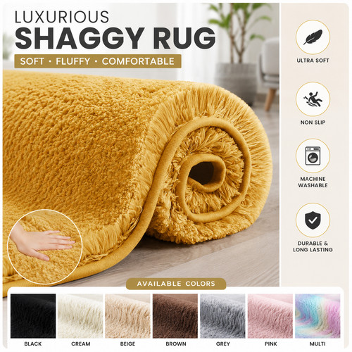 Fluffy rugs anti - fluffy, slip