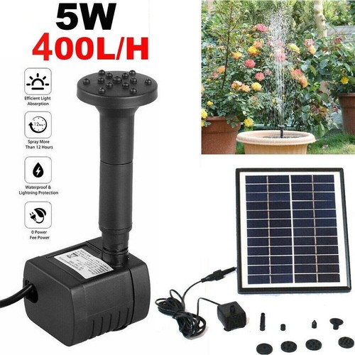 400l solar panel powered - 400l/h,