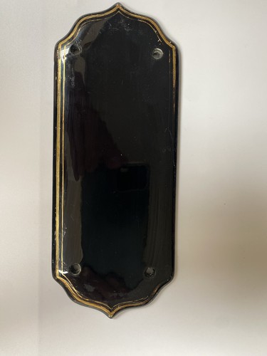 Victorian black glazed ceramic - glazed,