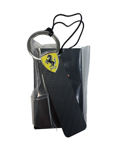 Ferrari carbon fibre key - carbon,