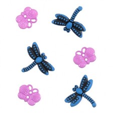 Trimits Bugs Novelty Buttons (Value Pack of 5)  - per pack of 5